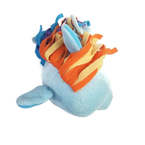 Hasbro 2012 My Little Pony Rainbow Dash Blue Multicolor Stuffed Plush Toy 11" - Picture 6 of 14